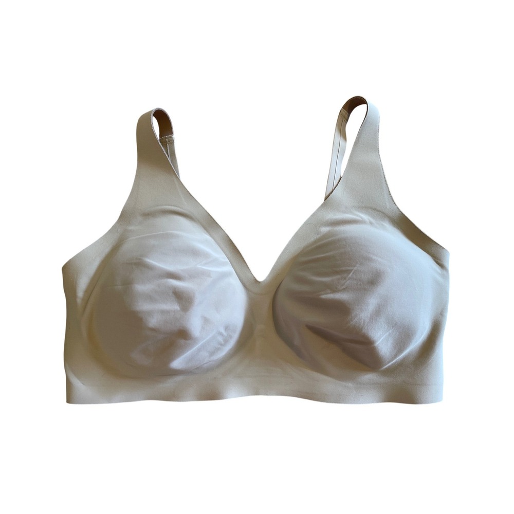 Knix M++ Revolution Scoop Wireless Bra Beige Molded Cup Seamless Lot #2023-1912